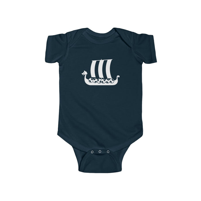 Viking Ship Baby Bodysuit Scandinavian Design Studio