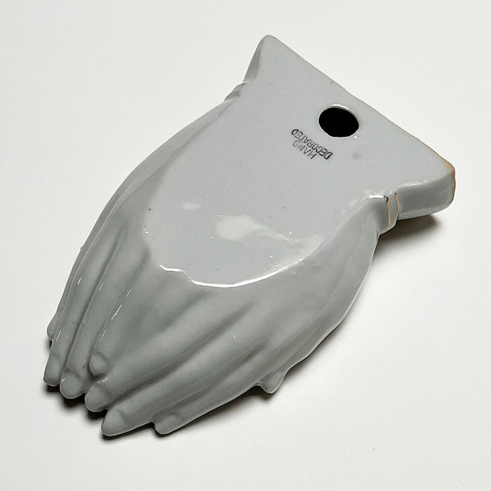 Vintage Ceramic Large Double Hands Made in Japan
