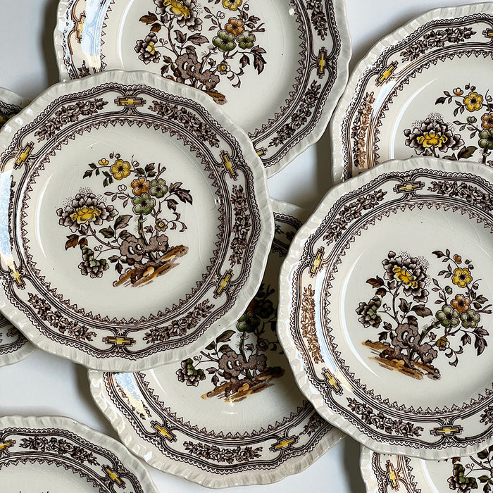 Vintage Mason's Dessert Plates Made in England (Set of 8)
