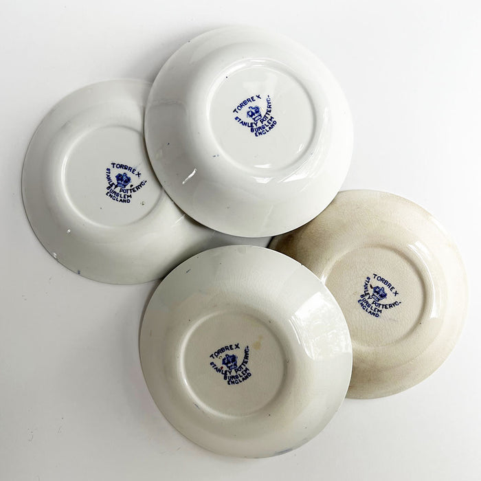 Vintage Stanley Pottery Small Bowls Made in England (Set of 4)
