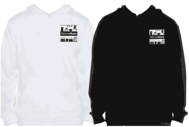 Welcome Home Light Weight Full Zip Hoodie