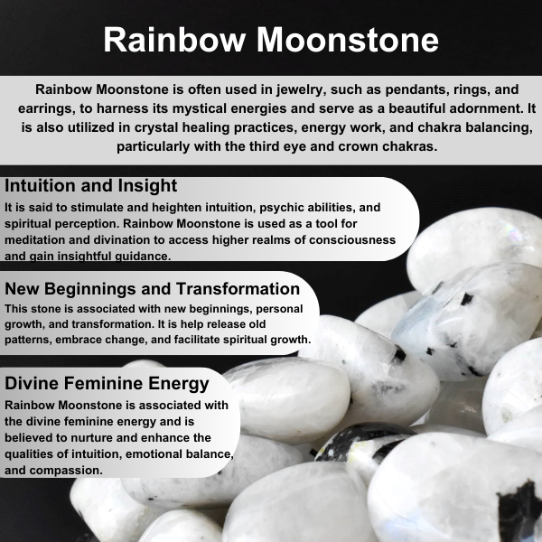 White Rainbow Moonstone Faceted Beads, Crystal Beads for Jewelry.