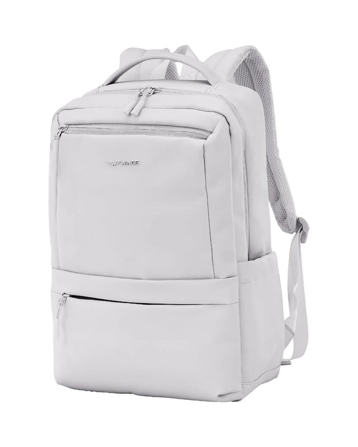 Plecak kabinowy WINGS CBP003 bagaż z kieszenią na laptop i systemem wentylacji pleców GREY CABIN BACKPACK