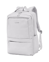 Plecak kabinowy WINGS CBP003 bagaż z kieszenią na laptop i systemem wentylacji pleców GREY CABIN BACKPACK