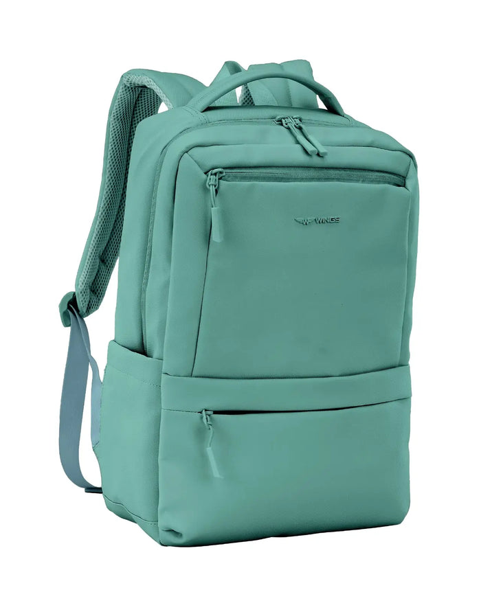 Plecak kabinowy WINGS CBP003 bagaż z kieszenią na laptop do pracy i podróży TEAL CABIN BACKPACK