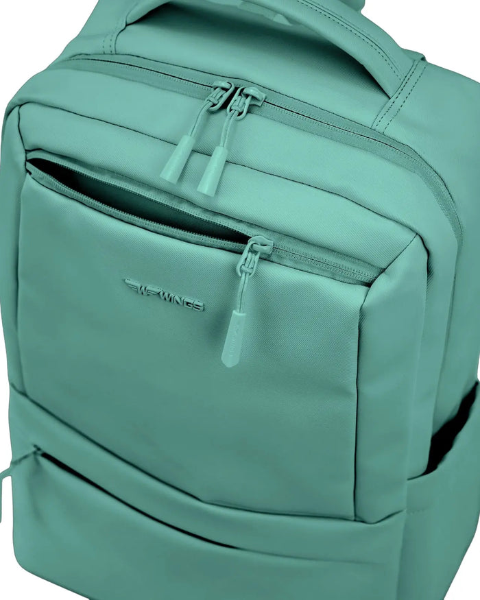 Plecak kabinowy WINGS CBP003 bagaż z kieszenią na laptop do pracy i podróży TEAL CABIN BACKPACK
