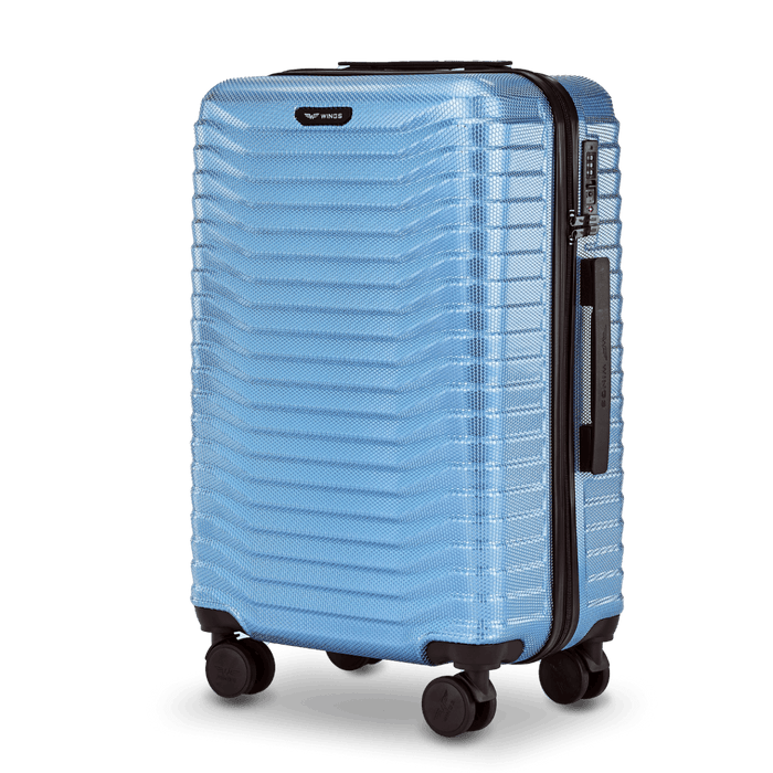 WINGS PC SEA EAGLE 2.0 24" SILVER BLUE Medium Suitcase