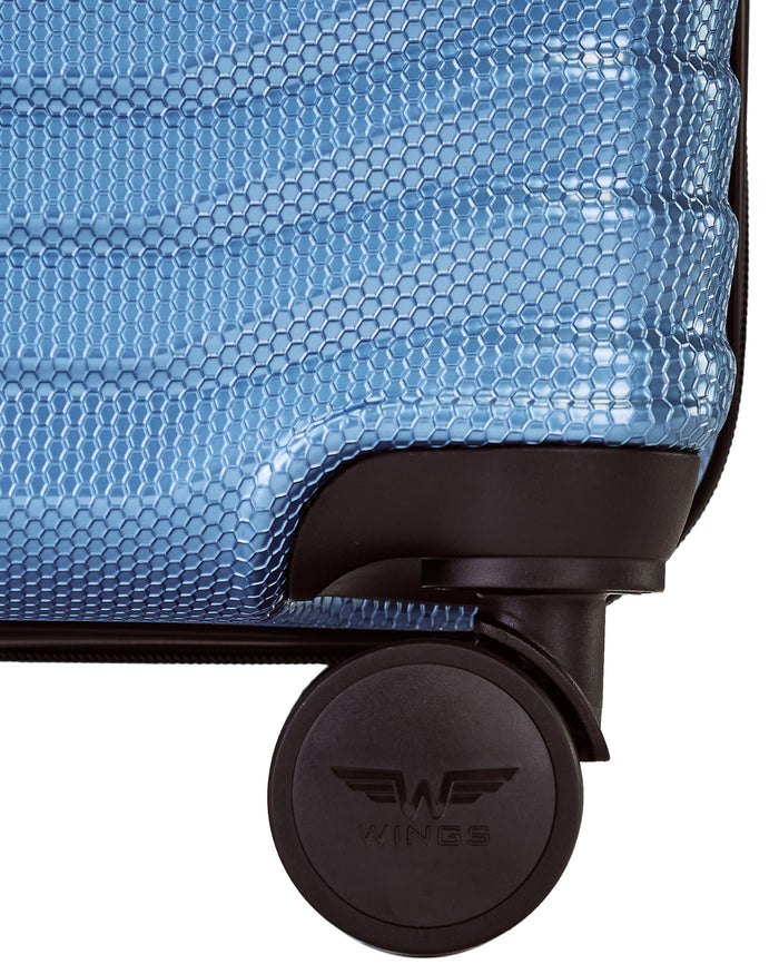 WINGS PC SEA EAGLE 2.0 24" SILVER BLUE Medium Suitcase