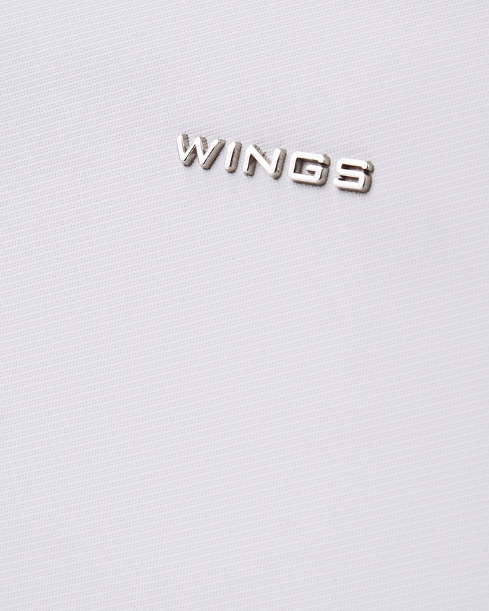 WINGS WILLOW Large Elegant Women's Wallet WHITE BLUE