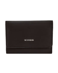 WINGS WILLOW women's wallet small elegant BLACK