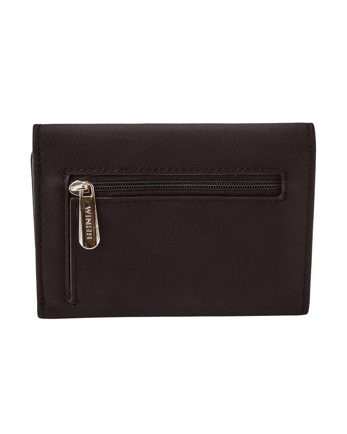 WINGS WILLOW women's wallet small elegant BLACK