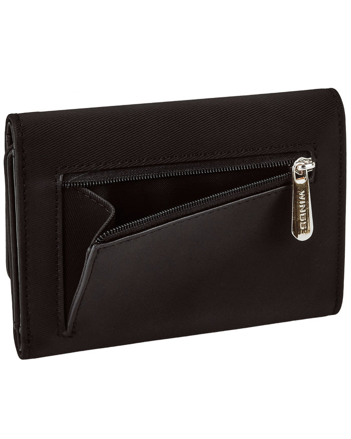 WINGS WILLOW women's wallet small elegant BLACK